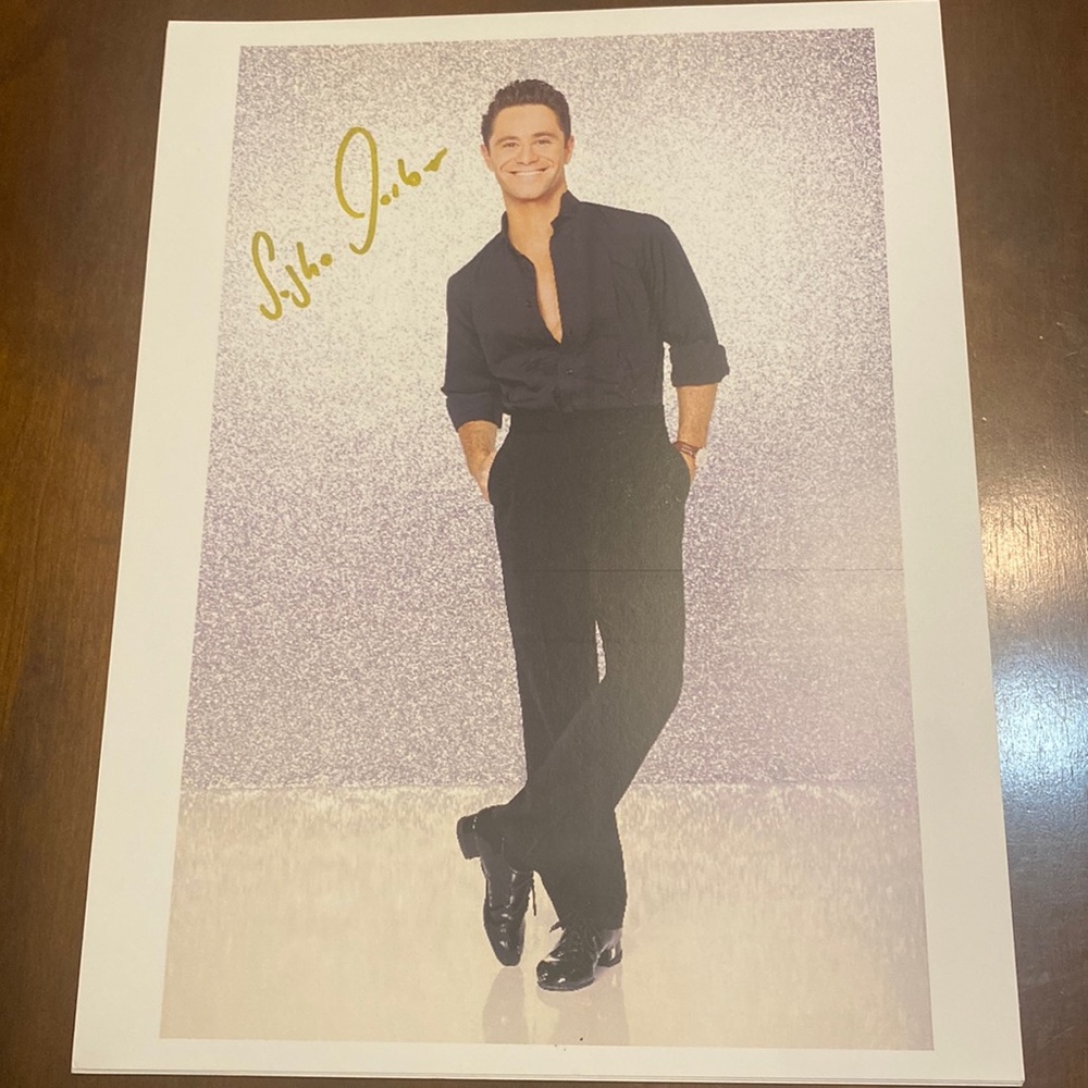 Personally signed photo of Sasha Farber from Dancing with the Stars.